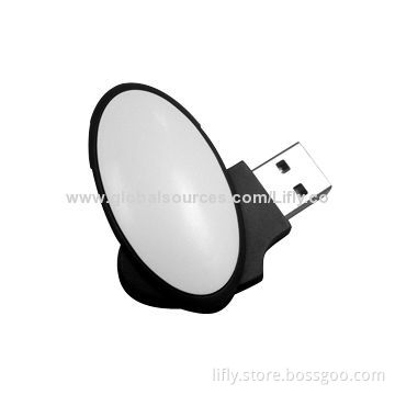 Swivel USB Flash Drive with Plastic Case/2GB to 32GB, Silk Print or Laser Logo AvailableNew